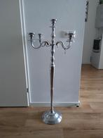 Riviera maison zilveren kaarsenstandaard, Huis en Inrichting, Lampen | Vloerlampen, Ophalen, Zo goed als nieuw, 100 tot 150 cm