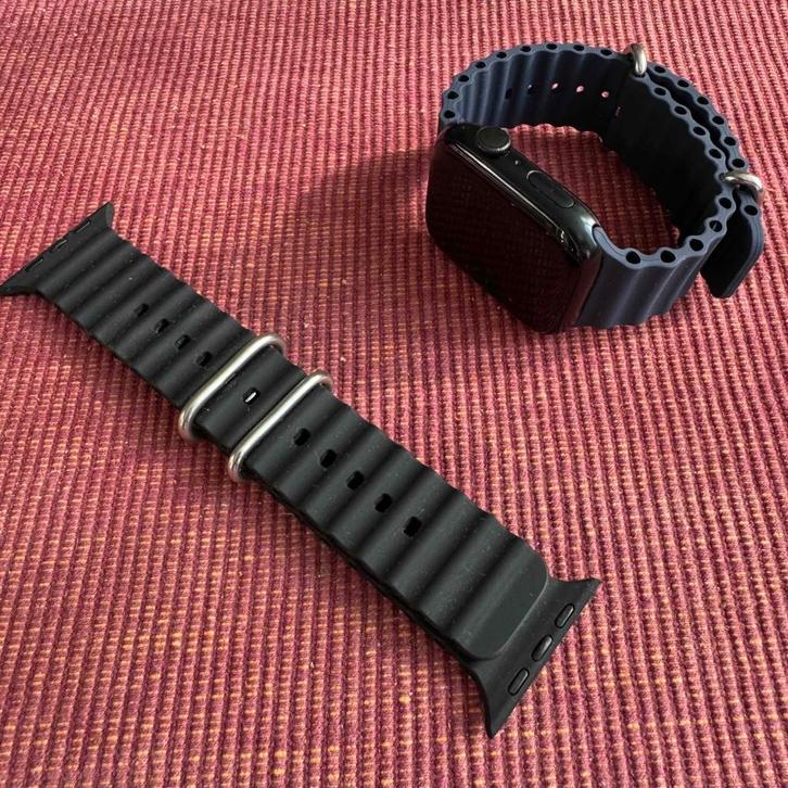 Watch Ocean Band, Sieraden, Tassen en Uiterlijk, Sporthorloges, Nieuw, iOS, Zwart, Waterdicht, Ophalen