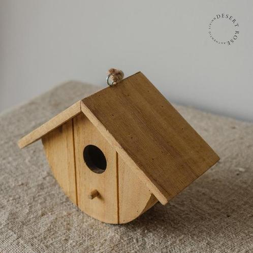 Houten nestkast vogelhuisje, Tuin en Terras, Vogelhuisjes en Vogelbaden, Nieuw, Ophalen of Verzenden