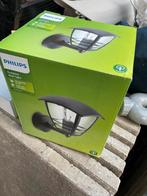 Philips tuinlamp Creek wand montage nieuw / zwart, Ophalen, Minder dan 50 watt, Wandlamp, Aluminium