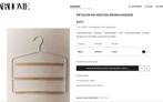 kleding hangers Zara home, Ophalen of Verzenden, Nieuw, Hout, Kinderen en Volwassenen
