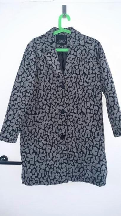 Jas voor tussendoor Jazyn L 40 maar meer M, Kleding | Dames, Jassen | Winter, Zo goed als nieuw, Maat 38/40 (M), Grijs, Ophalen of Verzenden