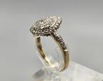 Gouden Vintage design ring diamanten Ca: 0.75 ct. 2025/405., ., Ophalen of Verzenden, Zo goed als nieuw, Met edelsteen