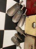 6 grote en kleine kruidenierscheppen grutterschep, Ophalen of Verzenden, Zo goed als nieuw, Koffie