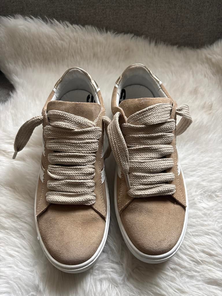 Zgan Sacha beige sneakers - maat 41, Beige, Ophalen of Verzenden, Sneakers of Gympen, Zo goed als nieuw