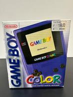 Nintendo Game Boy Color compleet in doos - Paars, Spelcomputers en Games, Spelcomputers | Nintendo Game Boy, Gebruikt, Game Boy Color