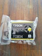 Epson T0804 Gele Inktpatroon - Nieuw, Computers en Software, Printerbenodigdheden, Ophalen of Verzenden, Nieuw, Cartridge