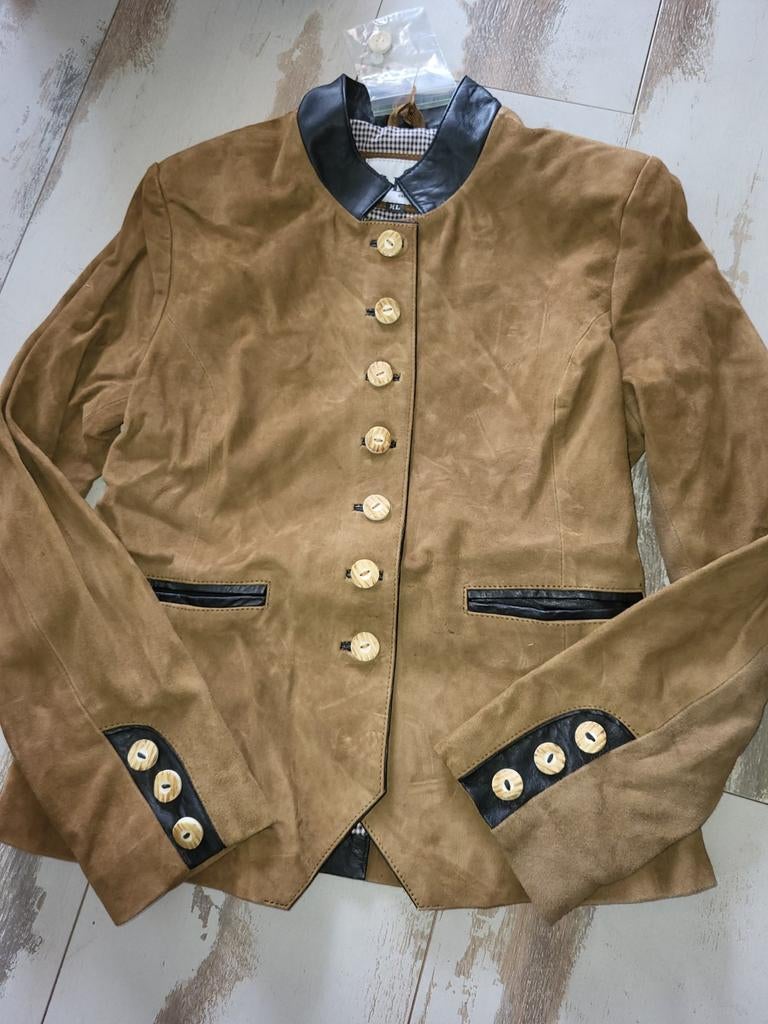 Nieuw Lamsleren/Lamssuede Dames Jasje - M, L, XL, Maat 38/40 (M), Bruin, Nieuw, Ophalen of Verzenden