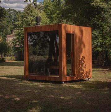 NOMA Buitensauna | thermowood | houtkachel | elektrisch beschikbaar voor biedingen