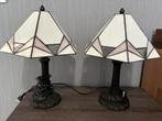 2 Tiffany style lampen, Huis en Inrichting, Lampen | Tafellampen, Ophalen, Minder dan 50 cm