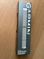 Garmin quick release polsbandje, silver milanese. 20mm, Ophalen, Nieuw, Garmin