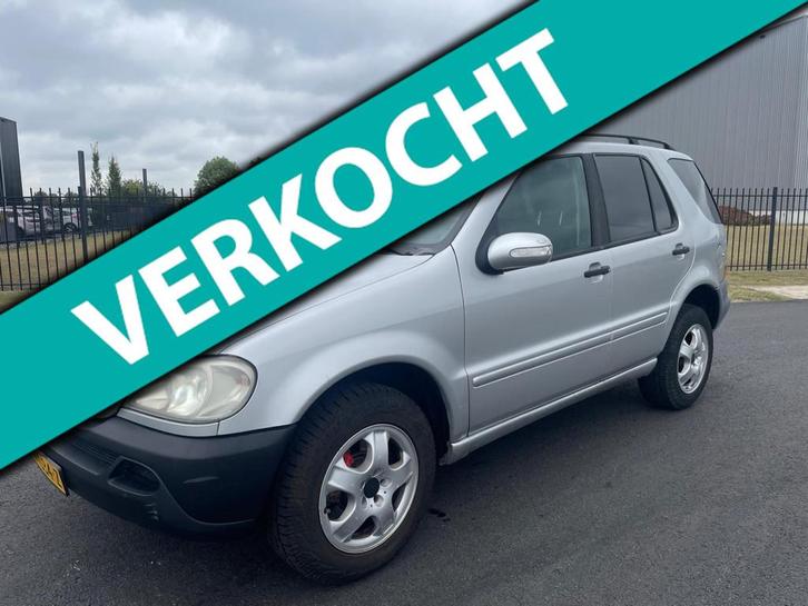 Mercedes-Benz M-klasse ML 270 CDI Automaat Grijs kenteken Ap, Auto's, Bestelauto's, Bedrijf, Te koop, 4x4, ABS, Airbags, Airconditioning