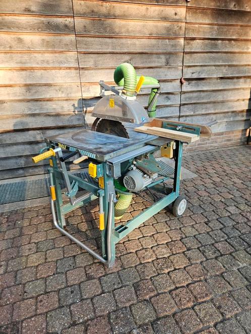Gjerde 1603 bouwzaag, Doe-het-zelf en Verbouw, Gereedschap | Zaagmachines, Gebruikt, Afkortzaag, 1200 watt of meer, 70 mm of meer
