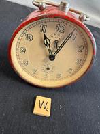Vintage Rode Wekker, Ophalen of Verzenden