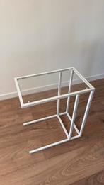 Ikea side table wit, Huis en Inrichting, Tafels | Bijzettafels, Ophalen, Zo goed als nieuw, Rechthoekig, 60 cm of meer