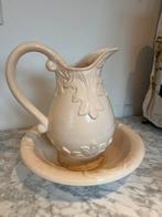 Lampetset compleet - crème kleur, Antiek en Kunst, Antiek | Keramiek en Aardewerk, Ophalen