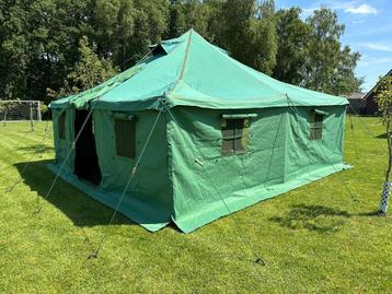 TE HUUR: LEGERTENT (TENT) 5 x 5 MTR beschikbaar voor biedingen