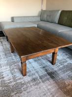 Antieke spaanse betaaltafel., Eikenhout, 100 tot 150 cm, 50 tot 100 cm, Zo goed als nieuw