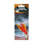 Eurocatch Fishing Feather Mackrel Rig 3 Haaks | Red/Yellow, Nieuw, Overige typen, Ophalen of Verzenden