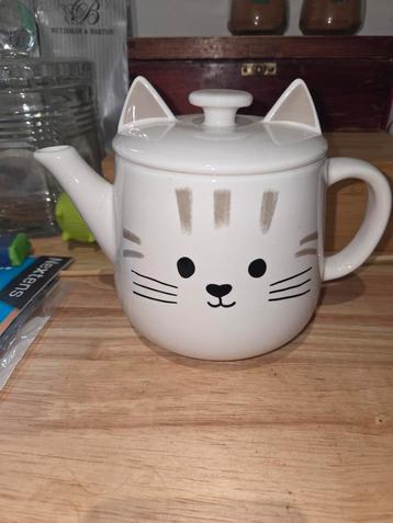 HEMA Theepot Kat - Zo Goed Als Nieuw! beschikbaar voor biedingen