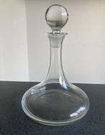 Prachtige glazen karaf met stop – hoogte 25 cm zgan, Ophalen of Verzenden, Zo goed als nieuw, Overige typen