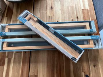 Nieuw Badkamer Handdoekrek 2 soorten houtlook 7,00 per stuk beschikbaar voor biedingen
