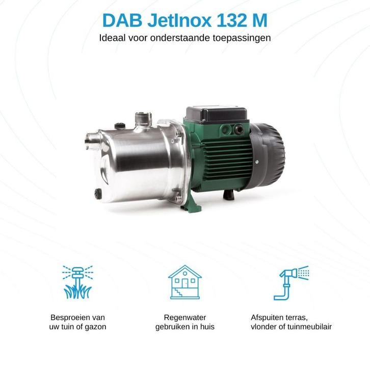Waterpomp DAB 132M - in goede staat, Tuin en Terras, Waterpompen, Gebruikt, Elektrisch, Beregeningspomp, Ophalen