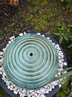 Aangeboden mooie ronde waterornement bol, Tuin en Terras, Ophalen of Verzenden, Gebruikt, Beton, Waterornament