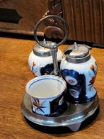 brocante, peper-, zout- en oliestelletje, Antiek en Kunst, Ophalen of Verzenden