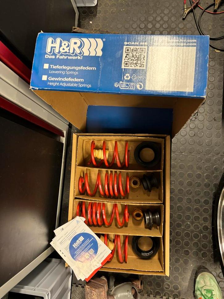 H&R Verstelbare Verlagingsveren Audi S3/RS3, Auto-onderdelen, Ophanging en Onderstel, Audi, Gebruikt, Ophalen of Verzenden