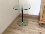 Bijzettafeltje van glas, Minder dan 55 cm, Rond, Modern, Ophalen
