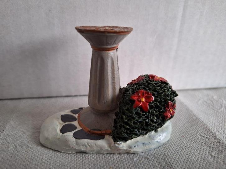 Lemax Zuiltje -, Huis en Inrichting, Woonaccessoires | Kandelaars en Kaarsen, Gebruikt, Minder dan 25 cm, Kunststof, Wit, Grijs