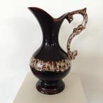 Mid Century/vintage keramische vintage kan met druipglazuur, Ophalen of Verzenden