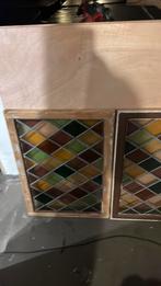 Glas in lood ramen, Gevelraam of Ruit, Minder dan 80 cm, Glas in lood, Ophalen of Verzenden