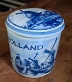 Delfts blauw stroopwafelpot, Ophalen of Verzenden