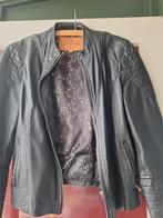 Leuk lederen jasje mt M, Ophalen of Verzenden, Zo goed als nieuw, Maat 38/40 (M), Zwart