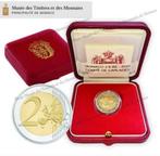 Monaco proof 2024 en 2025, Ophalen of Verzenden, Monaco, 2 euro, Losse munt