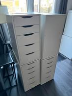 6x IKEA Alex ladekast + optie bureaublad, Huis en Inrichting, Kasten | Ladekasten, Ophalen, Zo goed als nieuw, Minder dan 100 cm