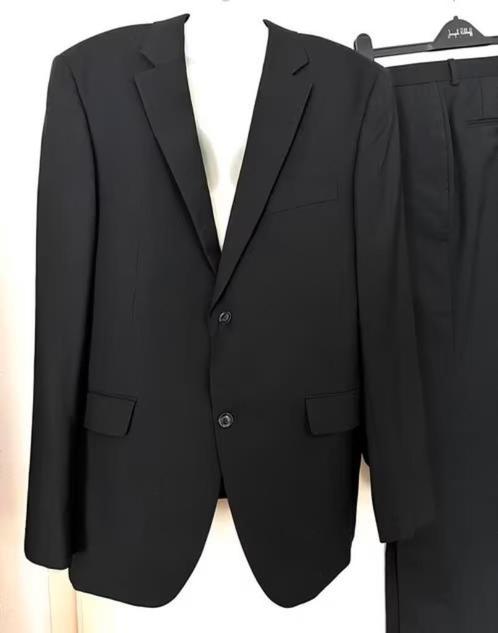 WE kostuum maat 52/54, Kleding | Heren, Kostuums en Colberts, Zo goed als nieuw, Maat 52/54 (L), Zwart, Ophalen of Verzenden