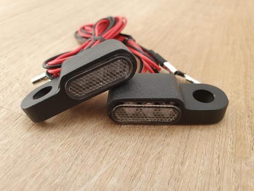 Knipperlichten Aluminium Stuurmontage Bobber/Chopper 3 LED, Motoren, Tuning en Styling, Ophalen of Verzenden
