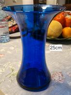 Kobalt blauw Italiaanse vaas., Blauw, Aardewerk of Porselein, Ophalen of Verzenden, Zo goed als nieuw