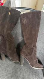 Tonmy Hilfiger beuinr hoge laarzen maat 38, Ophalen of Verzenden, Zo goed als nieuw, Bruin, Hoge laarzen