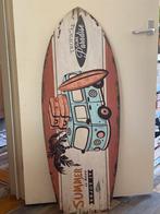 Houten Surfboard Wanddecoratie 119 cm, Huis en Inrichting, Woonaccessoires | Wanddecoraties, Ophalen, Zo goed als nieuw