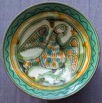 Wandbord, aardewerk met vogelmitief, Antiek en Kunst, Ophalen of Verzenden