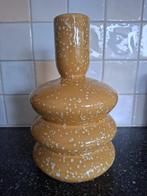 Vaas beige met stippen, Overige kleuren, Nieuw, Ophalen of Verzenden, Glas