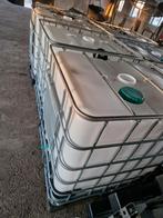 Ibc vaten 1000 liter, Tuin en Terras, Regentonnen, Ophalen, Kunststof, Gebruikt, Met kraantje