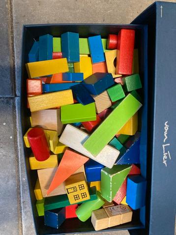 Houten Speelblokken - Kleurrijk Plezier! beschikbaar voor biedingen
