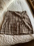 Bruine geruite rok - Maat 38, Maat 38/40 (M), Bruin, Primark, Ophalen of Verzenden