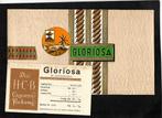 Carl Bruning  set etiket   Gloriosa, Ophalen of Verzenden, Gebruikt, Sigarenbandjes