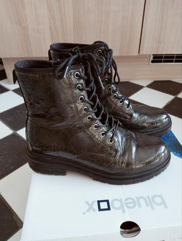 Blue Box boots lak donkergroen maat 38 weinig gedragen beschikbaar voor biedingen